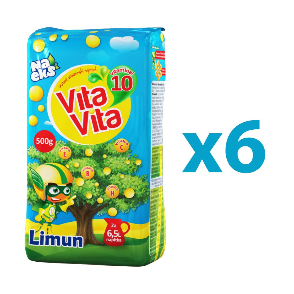 Vita Vita 500g lemon (transport pack 6x500g) Vita Vita 500g lemon (transport pack 6x500g)